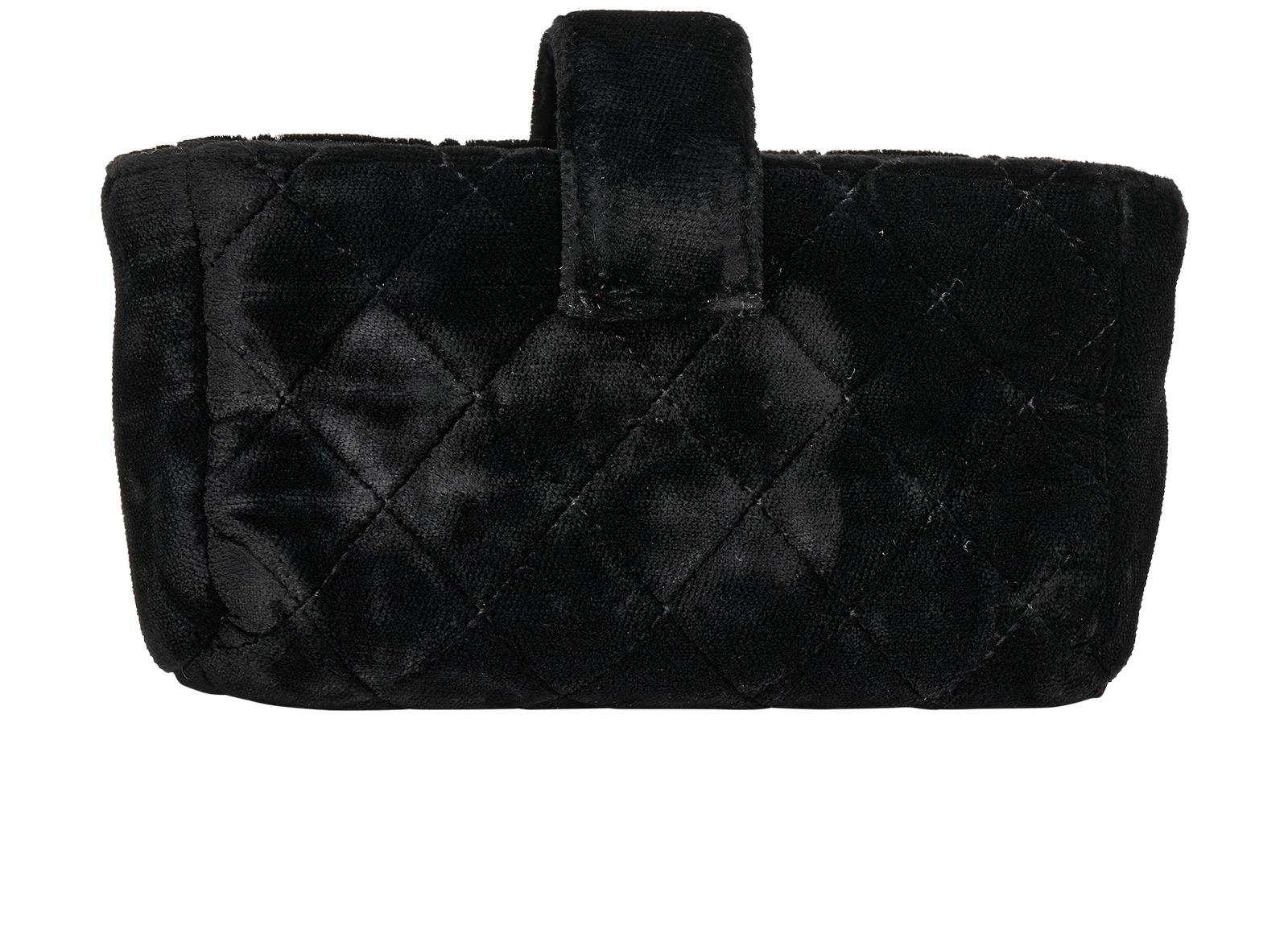 Vintage Purse Pouch, &pound;350, Accessories, Black, Velvet, Back view